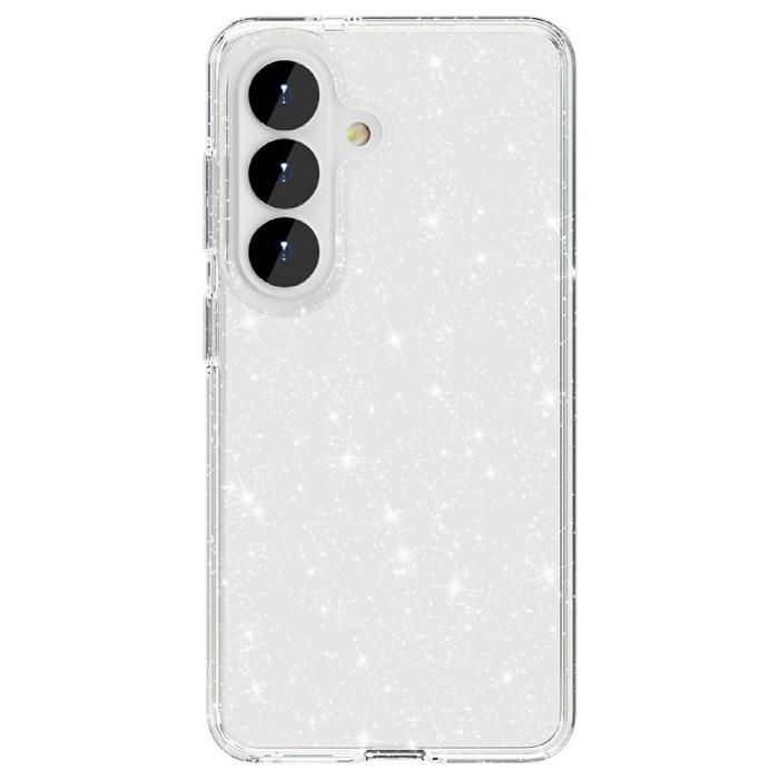 Bild 2,  Samsung Galaxy S26 Skal Glitter TPU Vit
