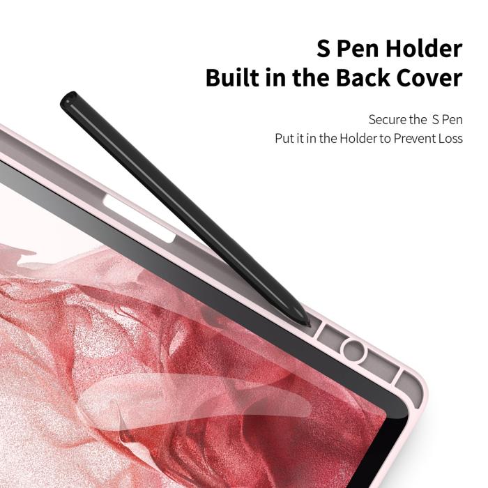 Bild 6, DUX DUCIS DUX DUCIS Galaxy Tab S9 Fodral TOBY Tri-Fold Rosa