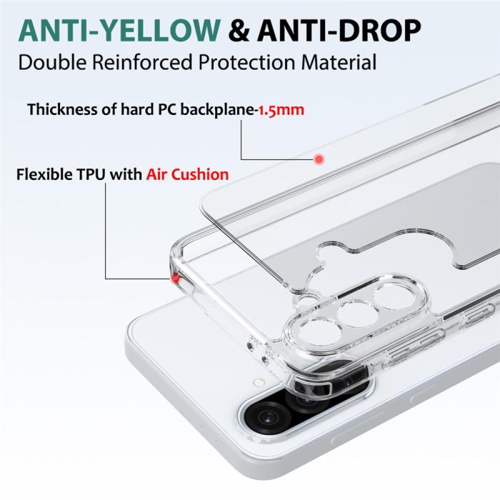 Bild 5,  Samsung Galaxy A17 Skal Shockproof TPU / Akryl Transparent