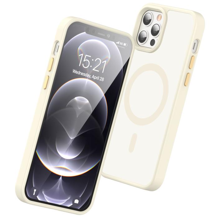 Bild 3, ColorPop ColorPop iPhone 12 Pro Max Skal CH MagSafe Matt Off White