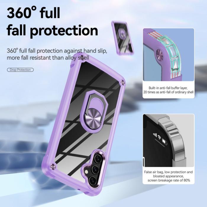 Bild 3,  Samsung Galaxy A16 Skal Shockproof Ring Hybrid Lila