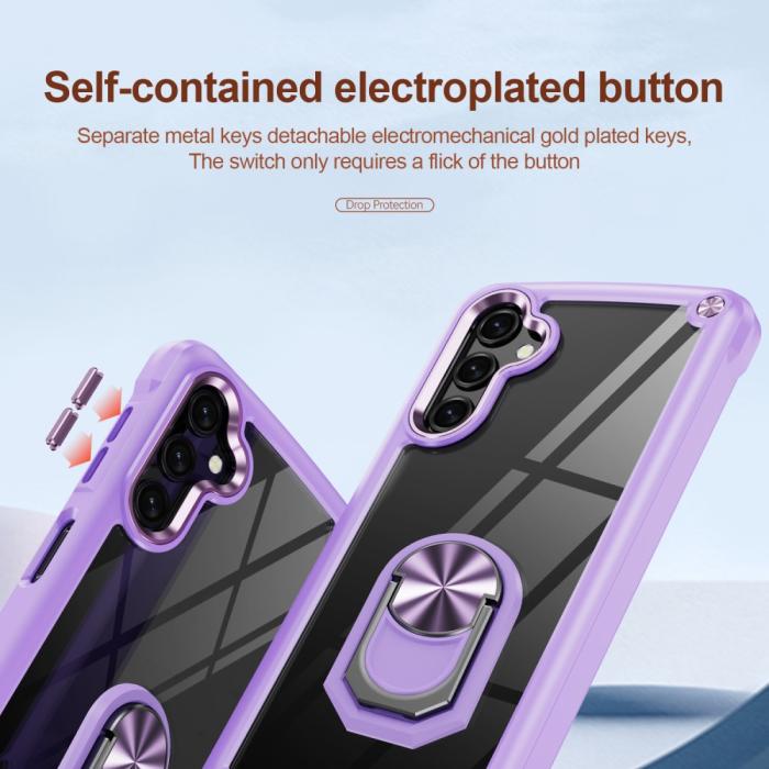 Bild 4,  Samsung Galaxy A16 Skal Shockproof Ring Hybrid Lila