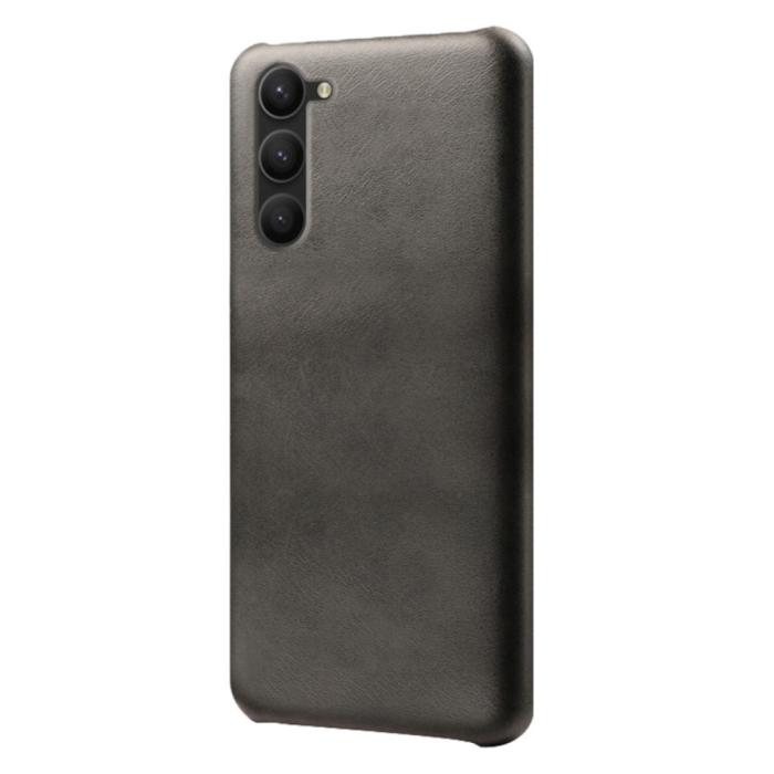 Bild 2,  Samsung Galaxy S24 Plus Läderbelagt Skal Svart