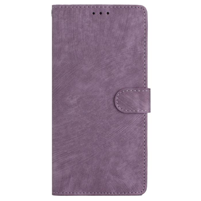 Bild 6,  iPhone 15 Plus Fodral Skin Touch Läder Lila