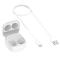  Samsung Galaxy Buds FE Laddningsfodral Vit