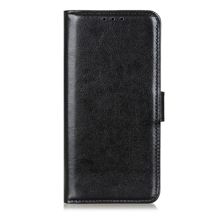 Bild 5,  iPhone 17 Fodral Crazy Horse Läder Svart