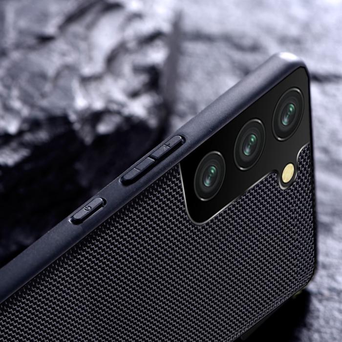 Bild 5,  Samsung Galaxy S22 Plus Skal Nylontäckt TPU Svart