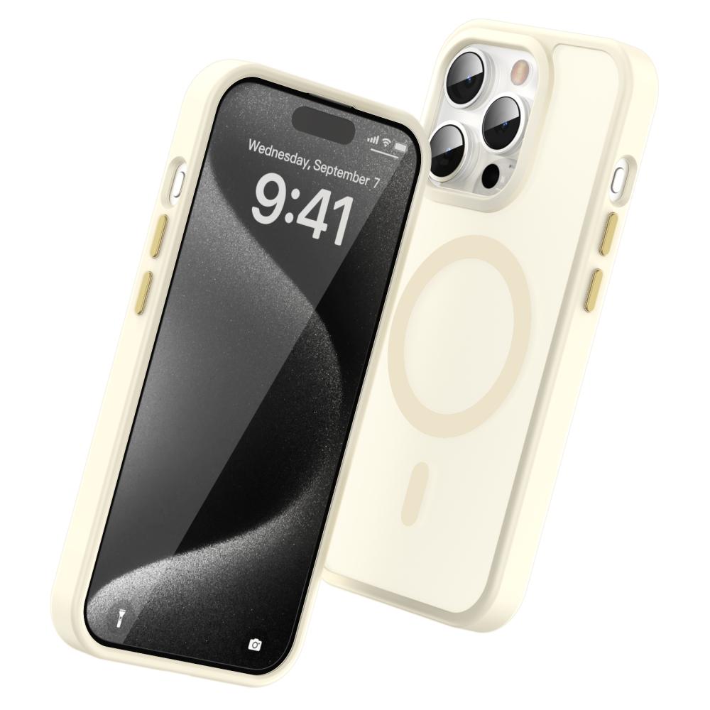 ColorPop ColorPop iPhone 15 Pro Skal CH MagSafe Matt Off White
