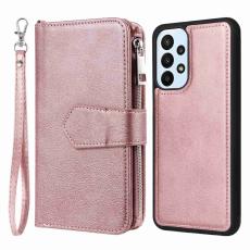  Samsung Galaxy A23 5G 2in1 Magnet Skal / Pl&aring;nboksfodral Ros&eacute;guld