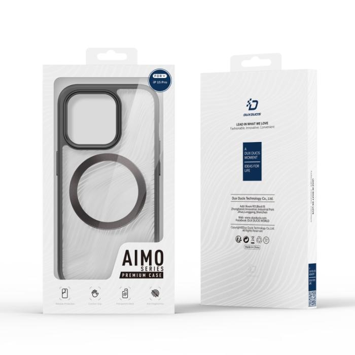 Bild 6, DUX DUCIS DUX DUCIS iPhone 15 Pro Skal MagSafe Aimo Series Svart