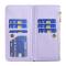 BINFEN BINFEN iPhone 15 Pro Fodral Diamond Multifunktionell Lila