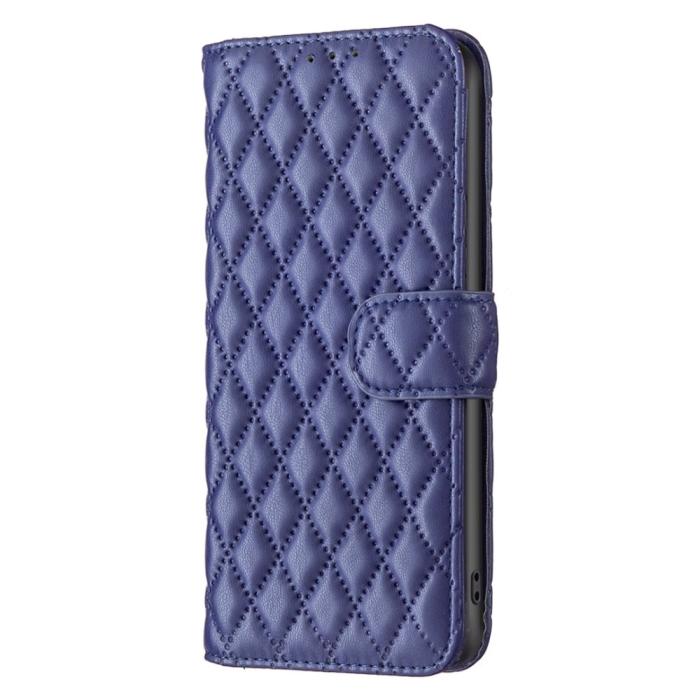 Bild 6,  Xiaomi 12T / 12T Pro Fodral Diamond Läder Blå