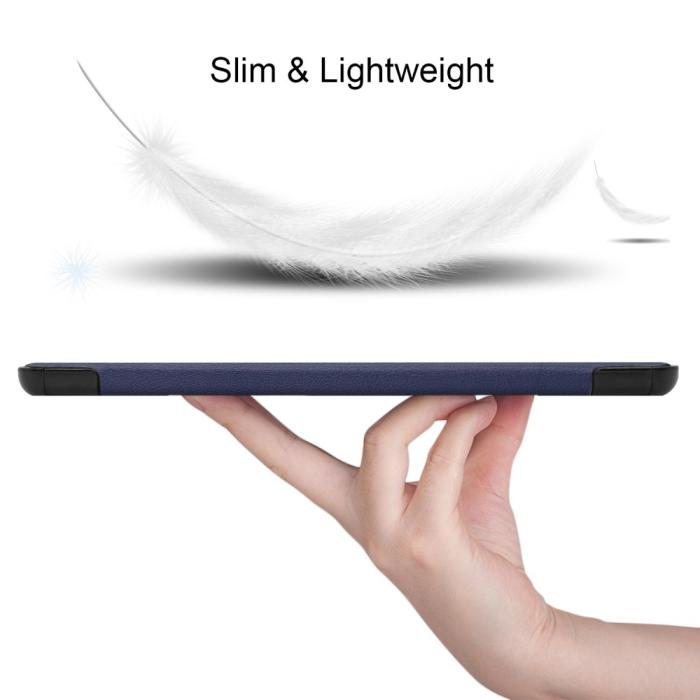 Bild 2,  Samsung Galaxy Tab S6 Lite - Tri-Fold Fodral - Mörk Blå
