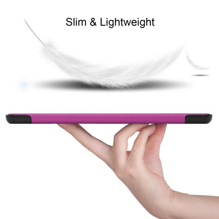Bild 2,  Samsung Galaxy Tab S6 Lite - Tri-Fold Fodral - Lila