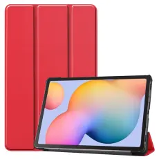  Samsung Galaxy Tab S6 Lite - Tri-Fold Fodral - R&ouml;d