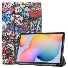  Samsung Galaxy Tab S6 Lite - Tri-Fold Fodral - Graffiti