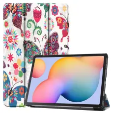  Samsung Galaxy Tab S6 Lite - Tri-Fold Fodral - Fj&auml;rilar