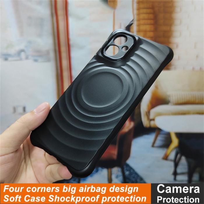 Bild 3, IMAK IMAK Motorola Moto G55 5G Skal Waterdrop Matt Svart