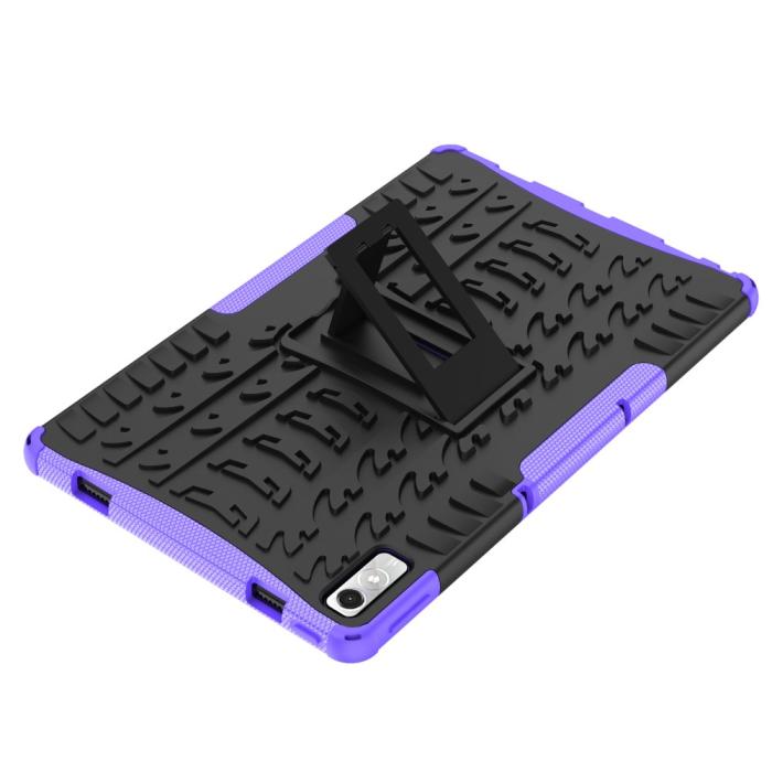 Bild 6,  Lenovo Tab P11 Gen 2 Skal Rugged Kickstand Armor Lila