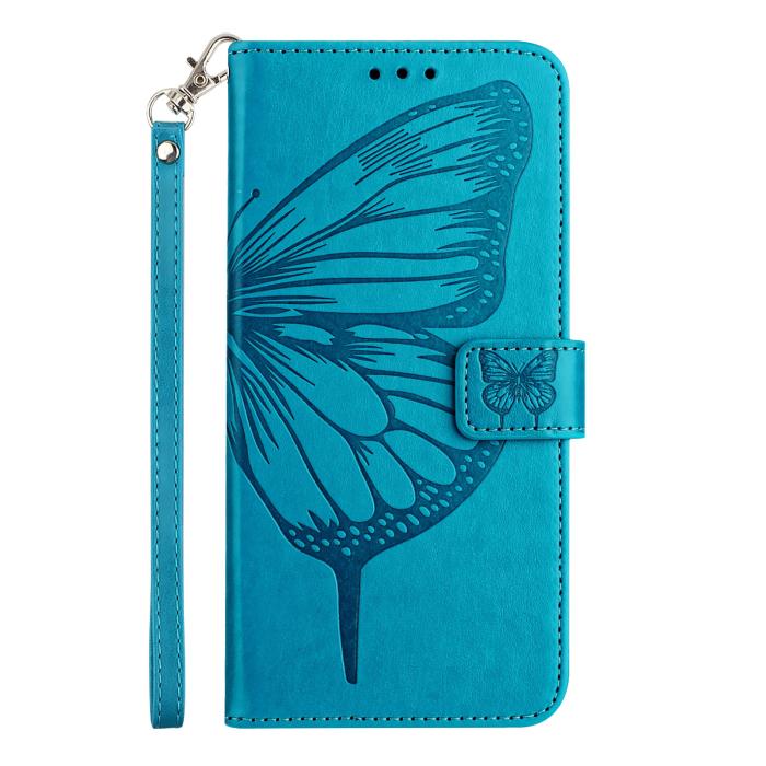 Bild 3,  Samsung Galaxy A27 5G Fodral Fjäril Blå