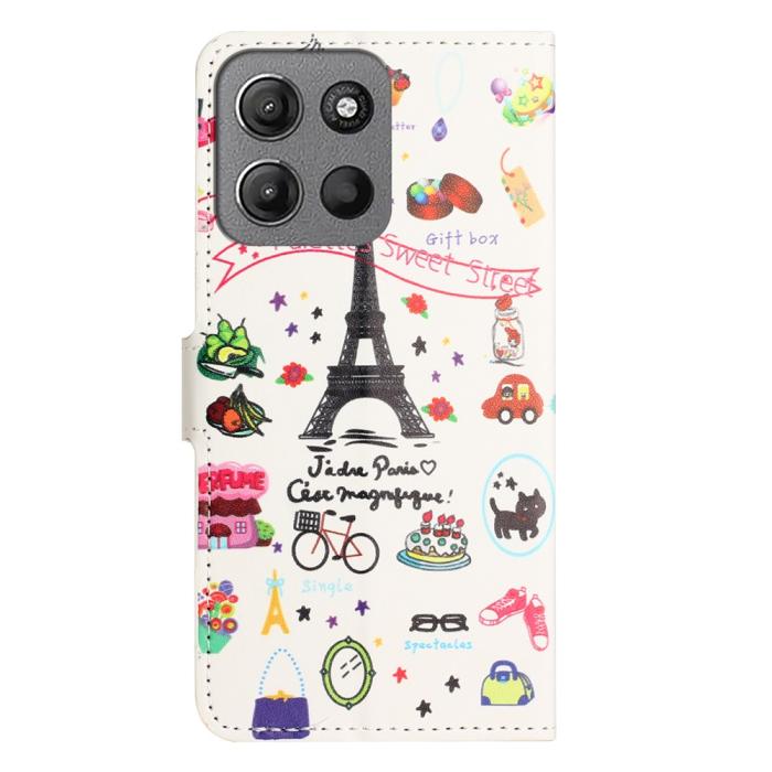 Bild 5,  Motorola Moto G86 Power/G86 5G Fodral Med Tryck Eiffeltornet