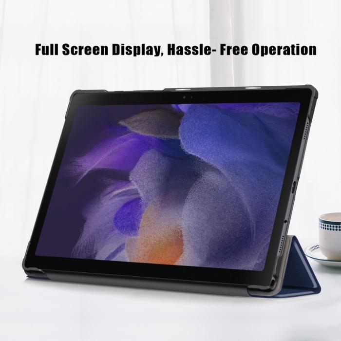 Bild 4,  Samsung Galaxy Tab A8 10.5 (2021) Fodral Premium Tri-Fold Blå