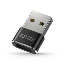 Tech-Protect Tech-Protect USB-A 2.0 till USB-C Adapter Svart