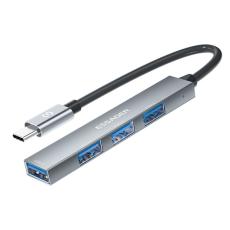 ESSAGER ESSAGER USB-C Hub 4x USB-A 2.0 Portar Aluminium Gr&aring;
