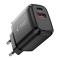 Tech-Protect Tech-Protect 45W PD QC3.0 Väggladdare USB-C / USB-A Svart
