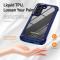  Samsung Galaxy S23 Plus Skal Shockproof Hybrid Blå