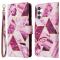  Samsung Galaxy S24 Fodral Marmor Textur Lila