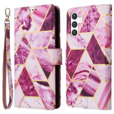  Samsung Galaxy S24 Fodral Marmor Textur Lila