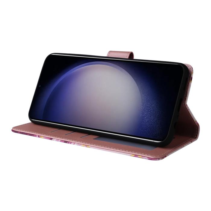 Bild 3,  Samsung Galaxy S24 Fodral Marmor Textur Lila
