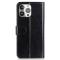  iPhone 13 Pro Fodral Crazy Horse Läder Svart
