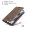 CASEME CASEME iPhone 13 Fodral Retro Läder Brun