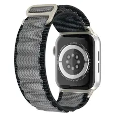 ColorPop Apple Watch 38/40/41/42 mm Armband Alpine Pro Loop Svart/Gr&aring;