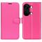  OnePlus Nord 3 5G Fodral Litchi Textur Rosa
