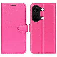  OnePlus Nord 3 5G Fodral Litchi Textur Rosa