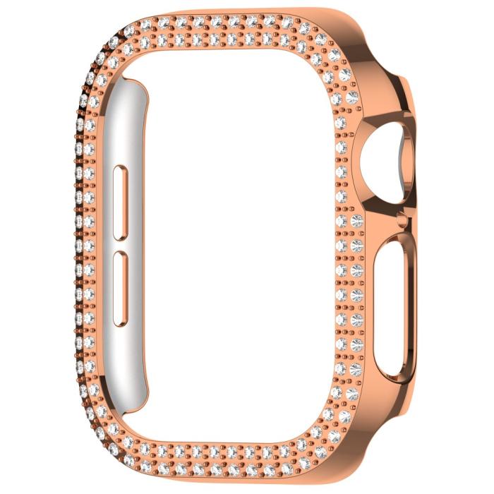 Bild 2,  Apple Watch 10 42 mm Skal Rhinestone Roséguld