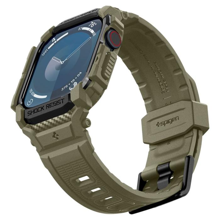 Bild 6, Spigen Spigen Apple Watch 11/10 46 mm Skal Rugged Armor 'Pro'
