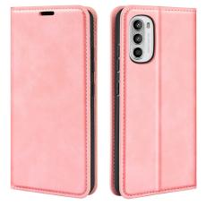  Motorola Moto G52/G82 Fodral Flip Retro L&auml;der Rosa