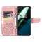  OnePlus 11 5G Fodral Butterfly Läder Roséguld