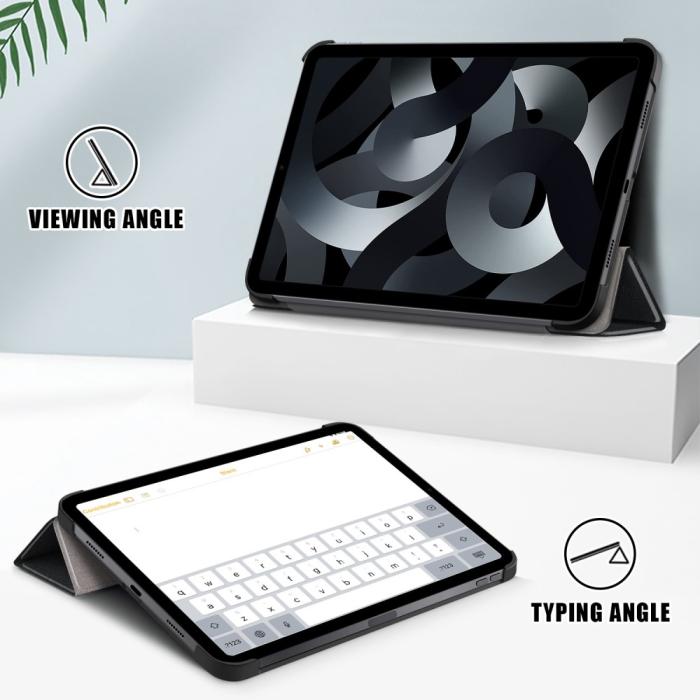 Bild 4,  iPad 11 2025 / 10.9 2022 Fodral Tri-Fold Svart