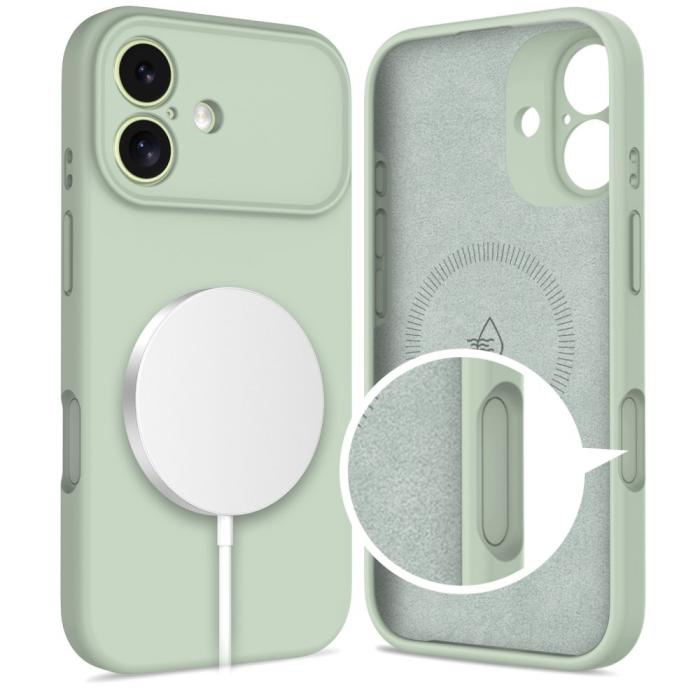 Bild 2, Tech-Protect Tech-Protect iPhone 17 Skal MagSafe Silicone Sage