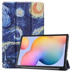  Samsung Galaxy Tab S6 Lite - Tri-Fold Fodral - Brush Painting