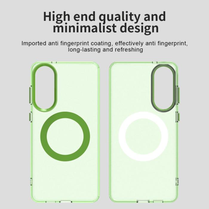 Bild 3,  Samsung Galaxy S25 Edge Skal MagSafe Slim Matt Grön