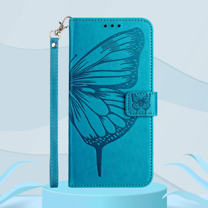 Bild 5,  Samsung Galaxy A27 5G Fodral Fjäril Blå