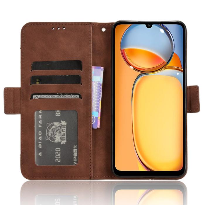 Bild 3,  Xiaomi Redmi 13C 4G Fodral Med Avtagbart Kortfodral Brun