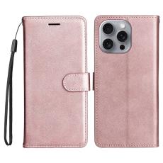  iPhone 16 Pro Max Fodral L&auml;der Ros&eacute;guld