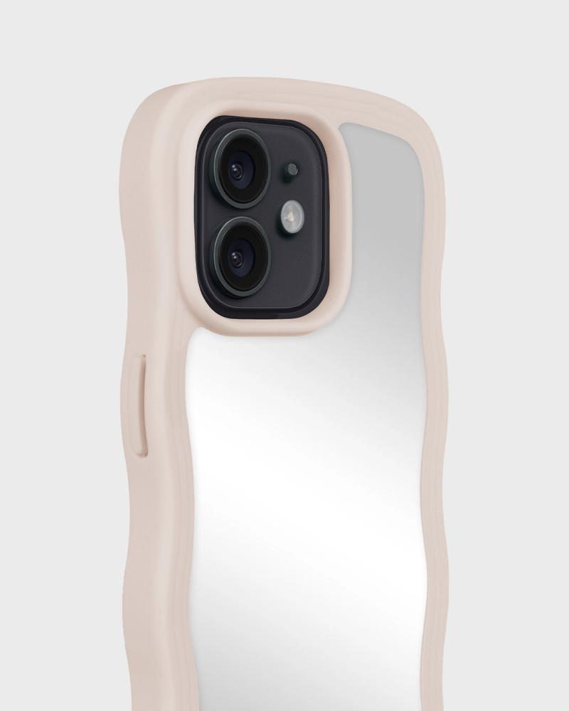 holdit holdit iPhone 12/12 Pro Skal Wavy Light Beige Mirror
